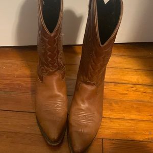Vittorio Ricci Studio Womens Brown Leather Western Boots Size 7